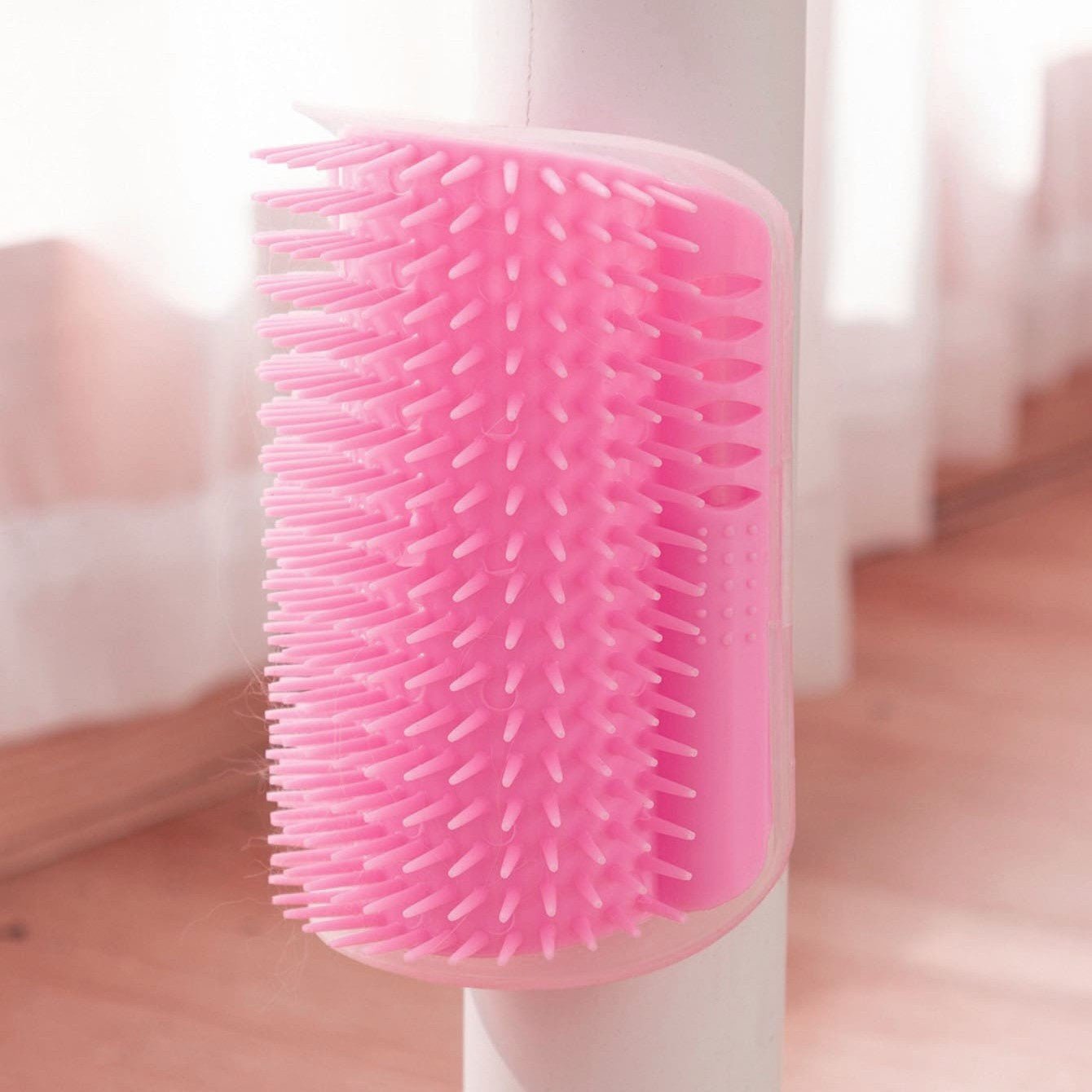 Grattoir Chat - PurrCornerGroomer™ - Rose - Chat Pur