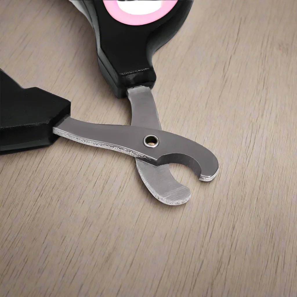 Coupe Ongle pour Chat - PetCatNailScissor™ - Noir Rose - Chat Pur