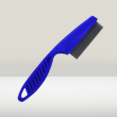 Brosse Chat - CatSheddingHairComb™ - Bleu - Chat Pur