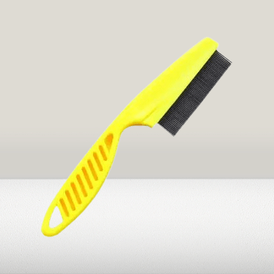 Brosse Chat - CatSheddingHairComb™ - Jaune - Chat Pur