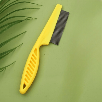 Brosse Chat - CatSheddingHairComb™ - Jaune - Chat Pur