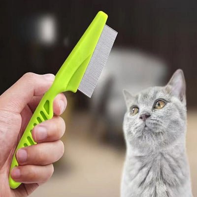 Brosse Chat - CatSheddingHairComb™ - Vert - Chat Pur