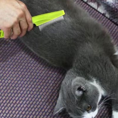Brosse Chat - CatSheddingHairComb™ - Vert - Chat Pur