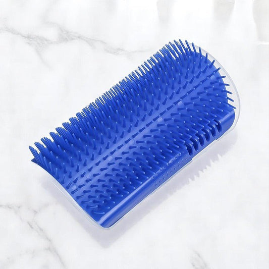 Grattoir Chat - PurrCornerGroomer™ - Bleu - Chat Pur