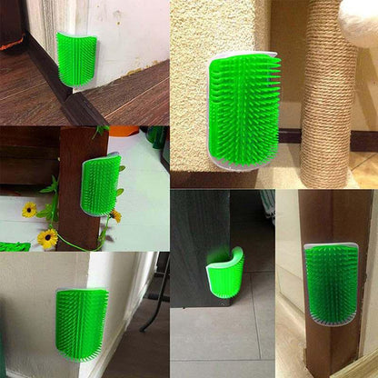 Grattoir Chat - PurrCornerGroomer™ - Vert - Chat Pur