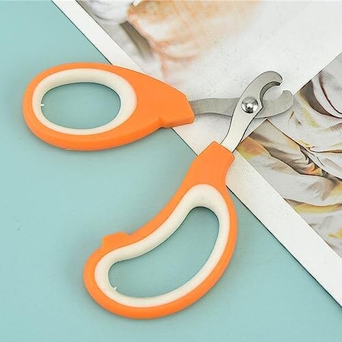 Coupe Ongle pour Chat - PetCatNailScissor™ - Orange Blanc - Chat Pur