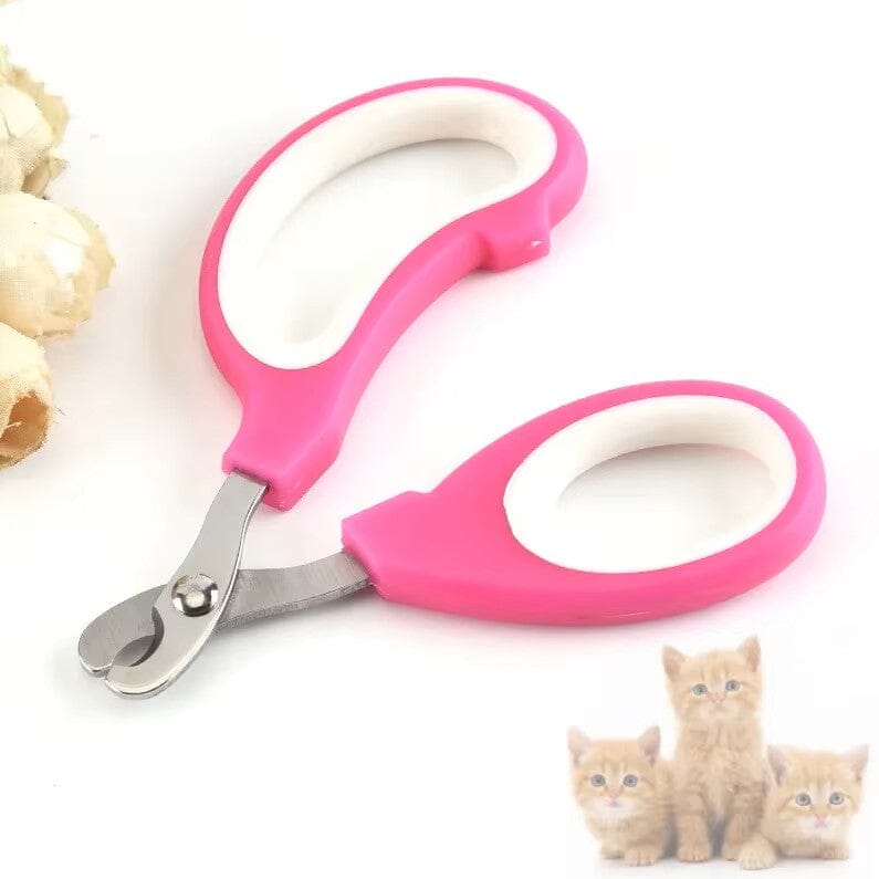 Coupe Ongle pour Chat - PetCatNailScissor™ - Rose Blanc - Chat Pur
