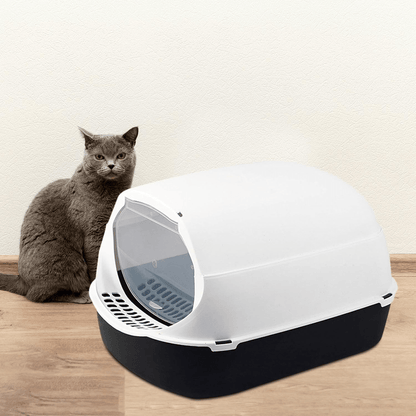 Bac à Litière Chat - SandboxCats™ - Noir - Chat Pur