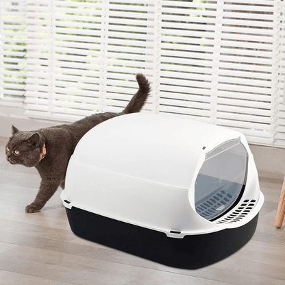 Bac à Litière Chat - SandboxCats™ - Noir - Chat Pur