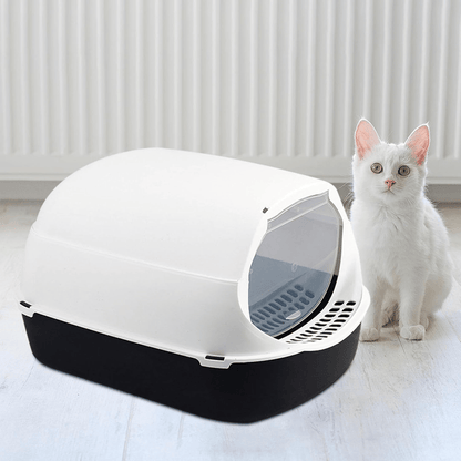 Bac à Litière Chat - SandboxCats™ - Noir - Chat Pur
