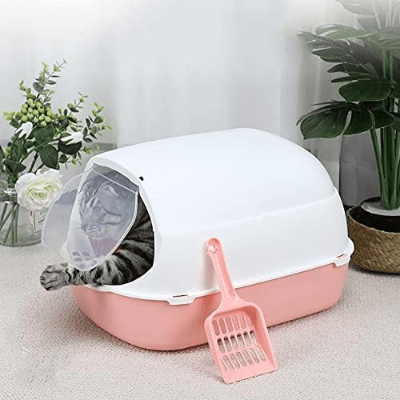 Bac à Litière Chat - SandboxCats™ - Rose - Chat Pur