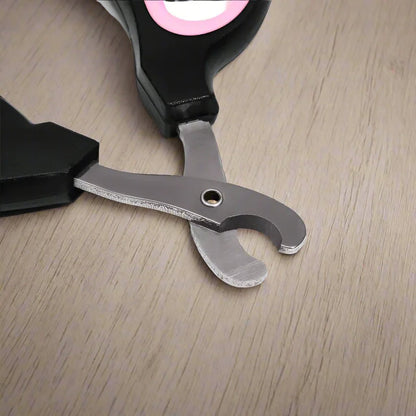 Coupe Ongle pour Chat - PetCatNailScissor™ - Noir Rose - Chat Pur